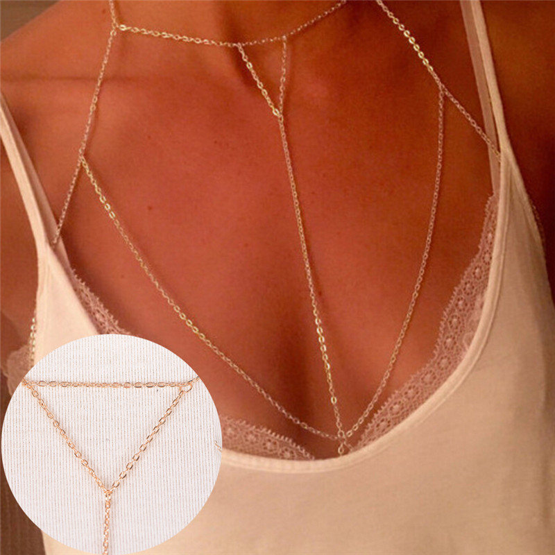 Body Jewelry Necklace - Thời Trang Vàng Bạc Chuỗi Nối
