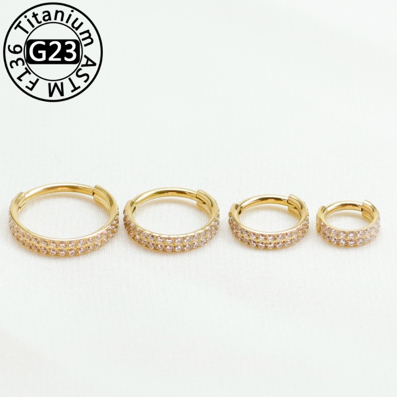 Body Jewelry Implant Grade - 2/5pcs G23 Titanium Nose Ring Implant