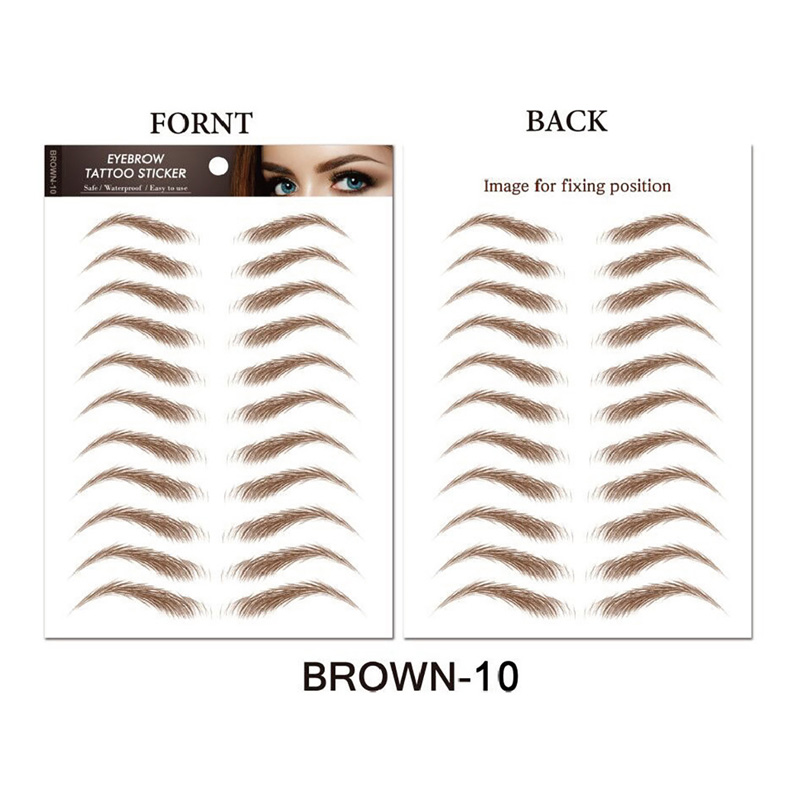 Waterproof 6D Eyebrow Tattoo S - đánh giá và giá Body Jewelry Waterproof