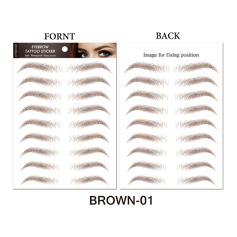 Waterproof 6D Eyebrow Tattoo S - đánh giá và giá Body Jewelry Waterproof