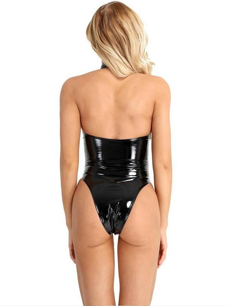 S-4XL Halter Backless Swimsuit - đánh giá và giá Body Jewelry Waterproof