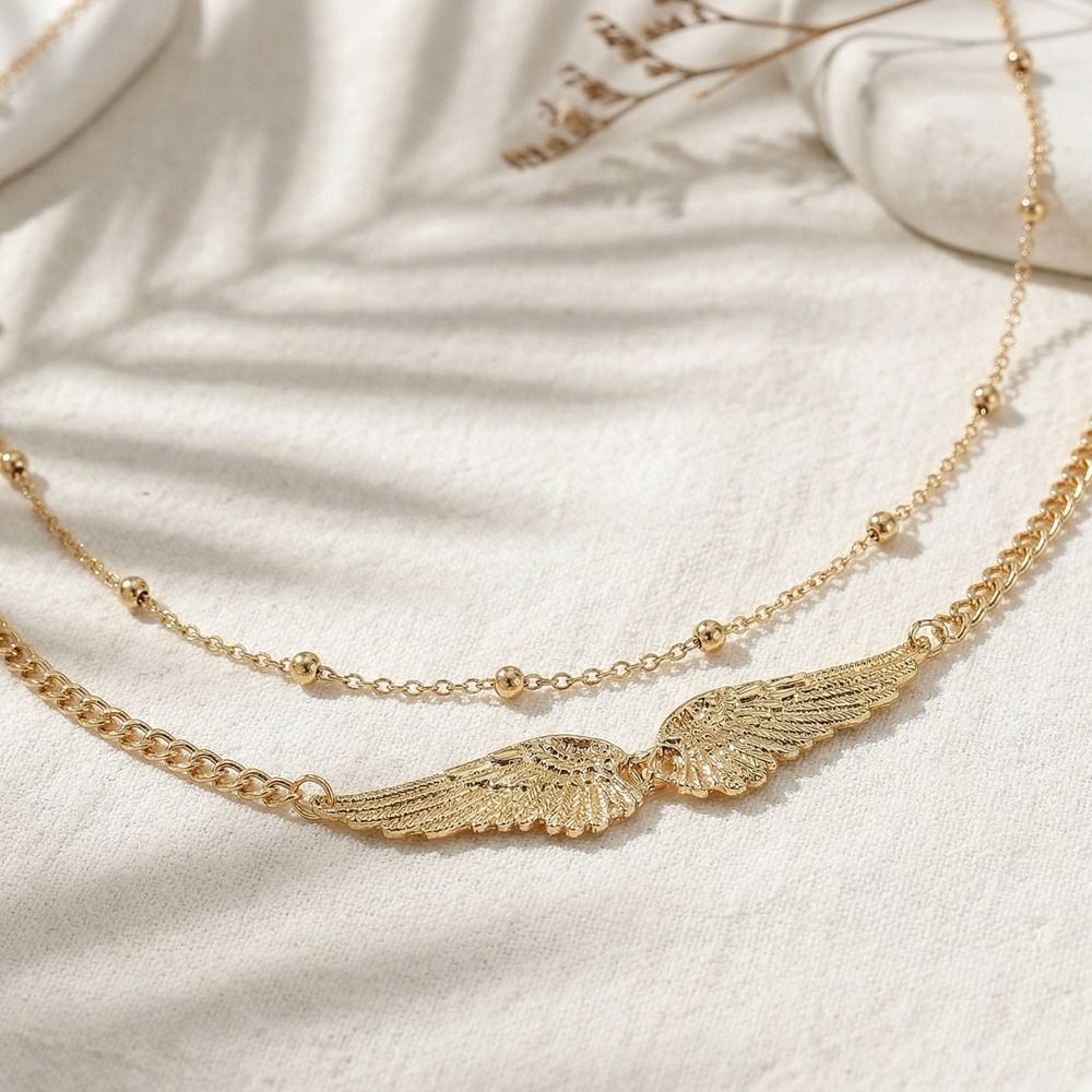 Gift Elegant Double Layer Wing - đánh giá và giá Body Jewelry Waist Chains