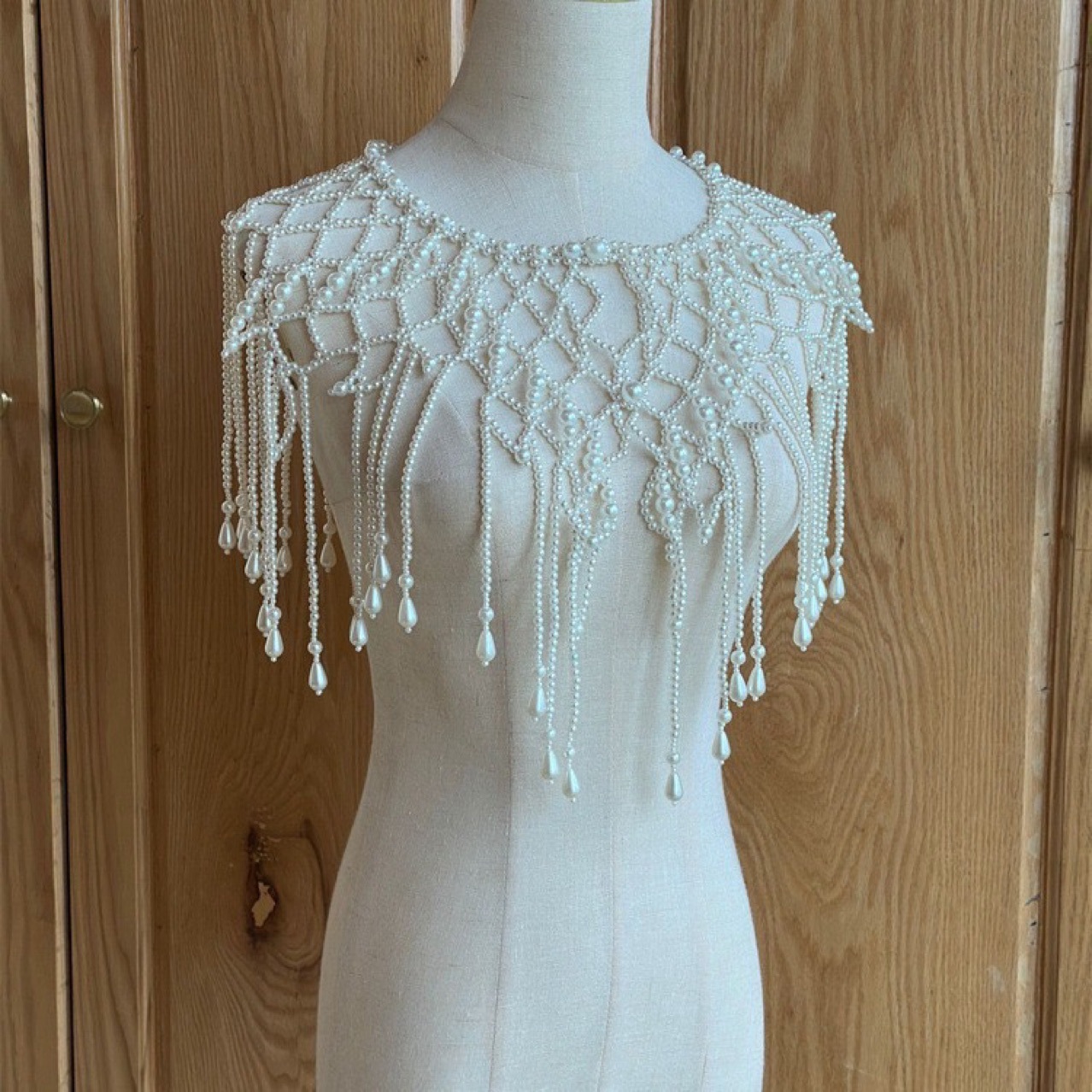 Handmade Pearl Layered Body Ch - đánh giá và giá Body Jewelry Vest