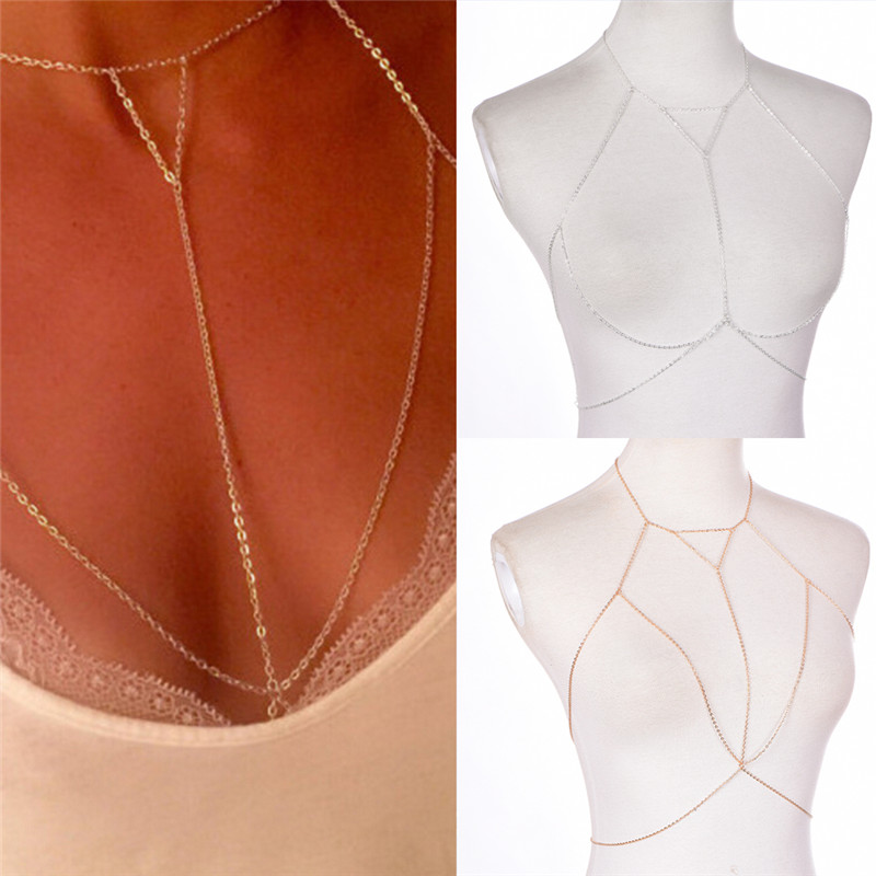 Thời Trang Vàng Bạc Chuỗi Nối  - đánh giá và giá Body Jewelry Necklace