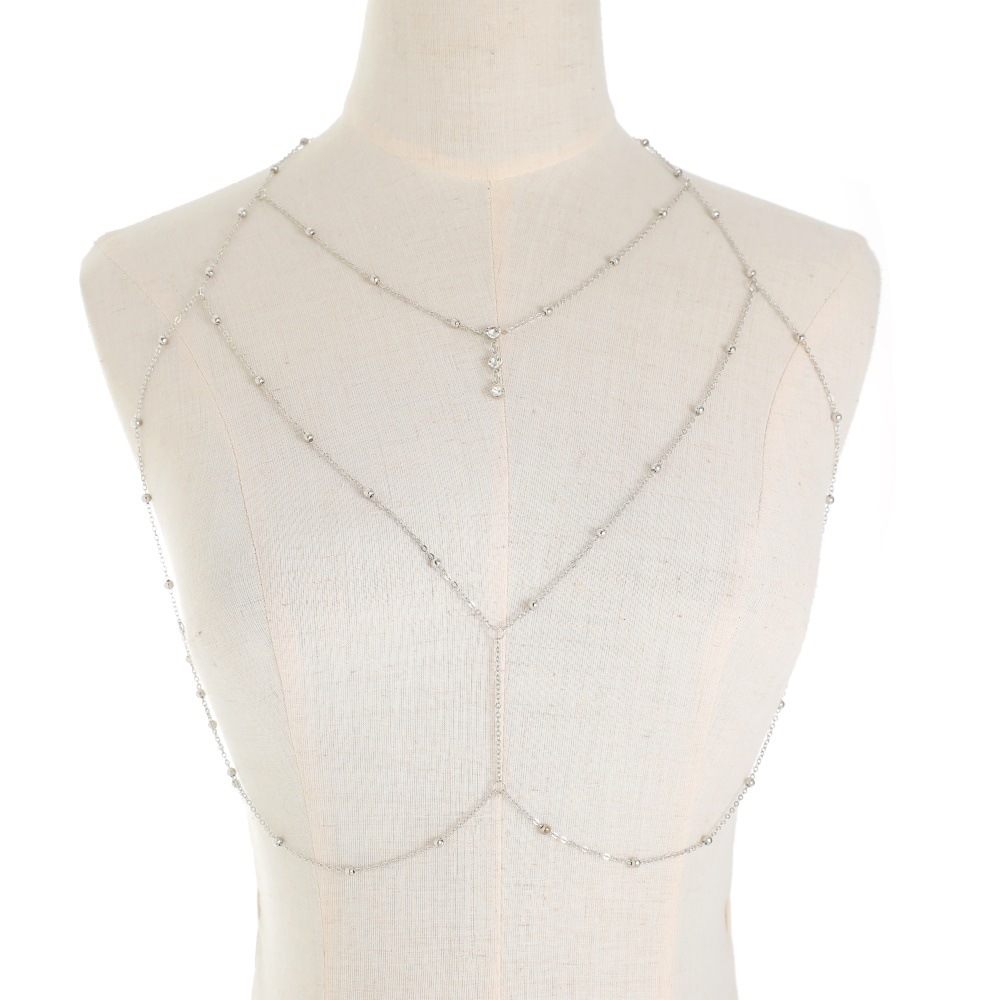 Pha Lê Sexy Ngực Dây Chuyền Dâ - đánh giá và giá Body Jewelry Necklace