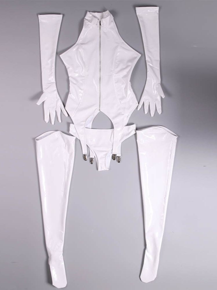 4 Cái/bộ Ướt Nhìn PVC Catsuit  - đánh giá và giá Body Jewelry Waterproof