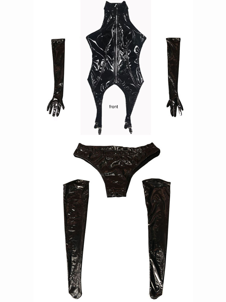 4 Cái/bộ Ướt Nhìn PVC Catsuit  - đánh giá và giá Body Jewelry Waterproof