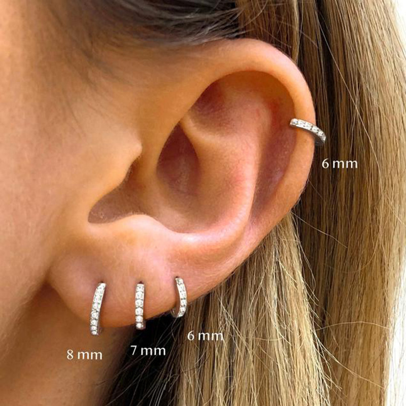 2 Chiếc Cầu Vồng Bé Huggies Th - đánh giá và giá Helix Cartilage Ring