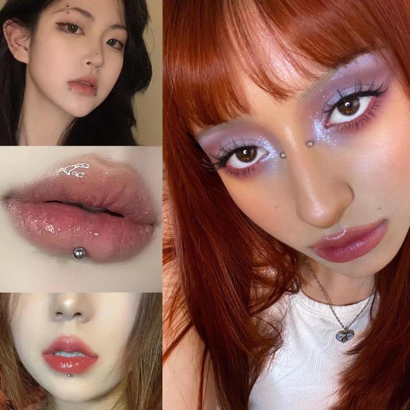 321pcs Non Piercing Lip Studs  - đánh giá và giá Body Jewelry Waterproof