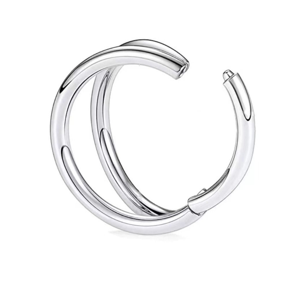 Creative Stainless Steel Doubl - đánh giá và giá Helix Cartilage Ring