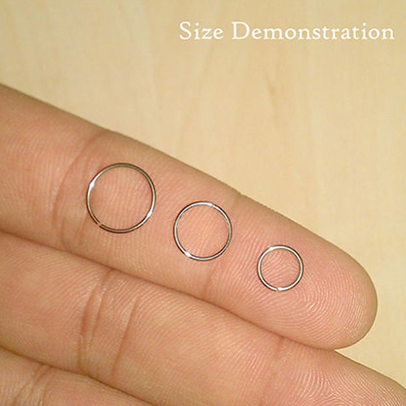 925 Mũi Bạc Vòng Môi Nhẫn Tran - đánh giá và giá Helix Cartilage Ring