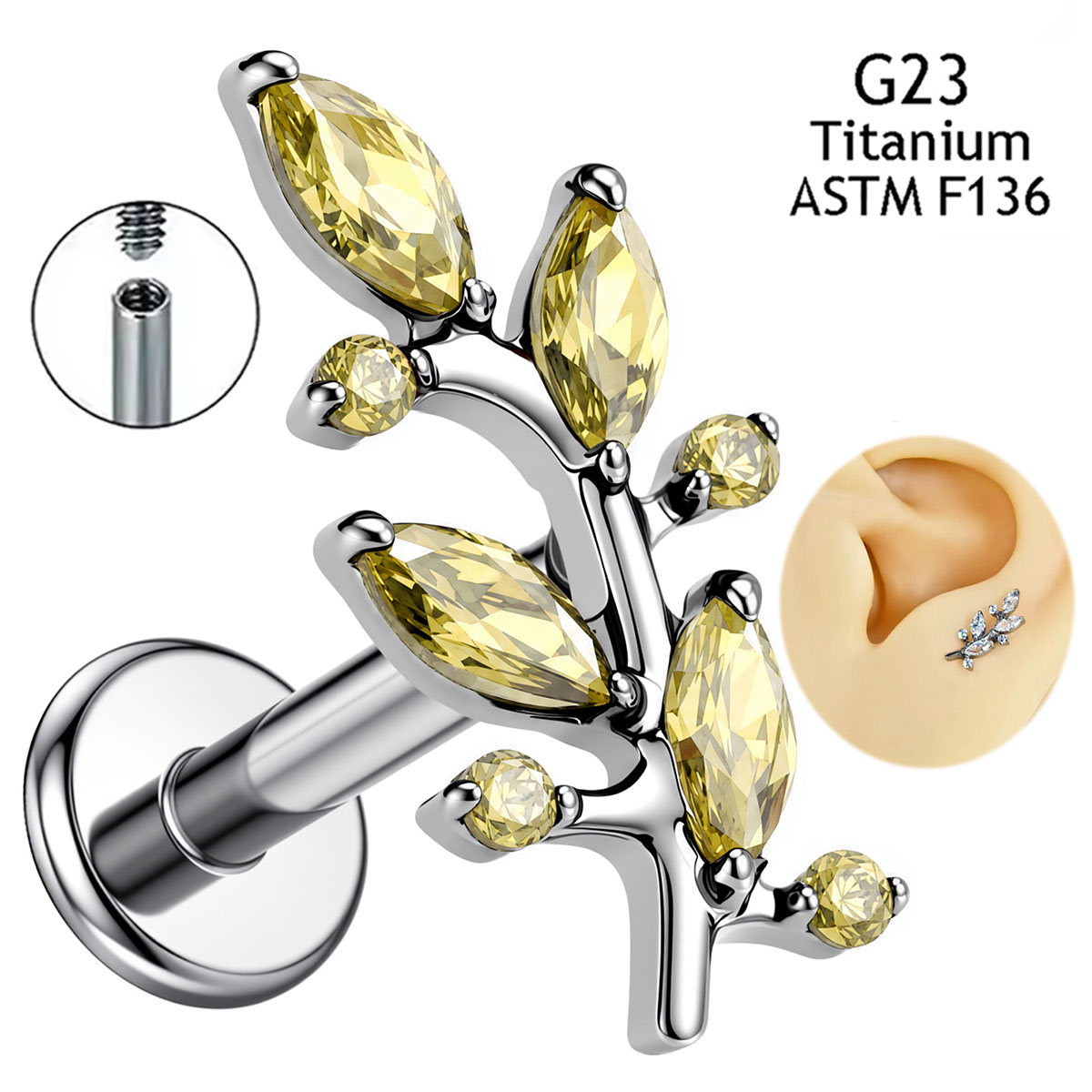 New Implant Grade ASTM F136 Ti - đánh giá và giá Body Jewelry Implant Grade