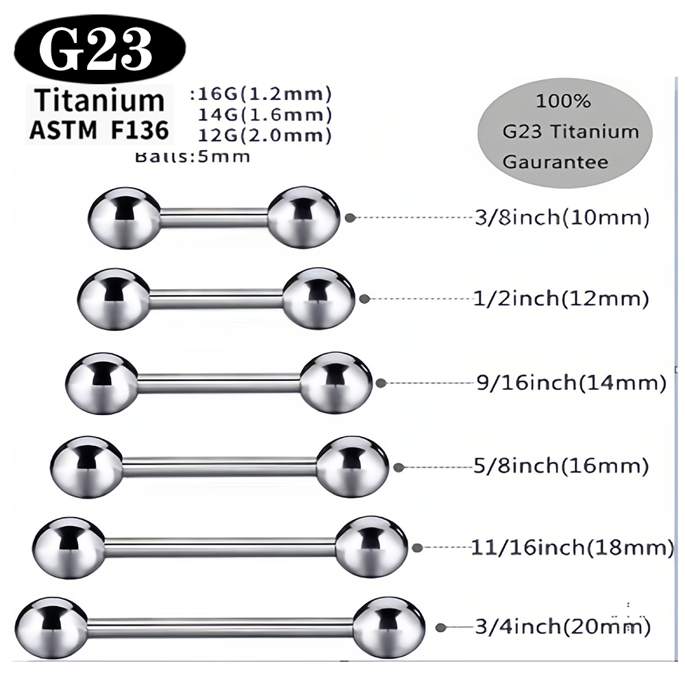 1/5/50PCS ASTM F136 Implant Gr - đánh giá và giá Body Jewelry Implant Grade