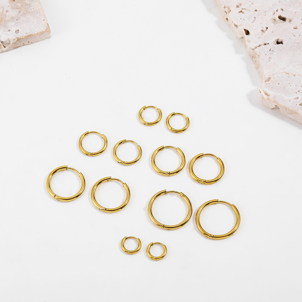 Gold Color 18K Round Circle St - đánh giá và giá Helix Cartilage Ring