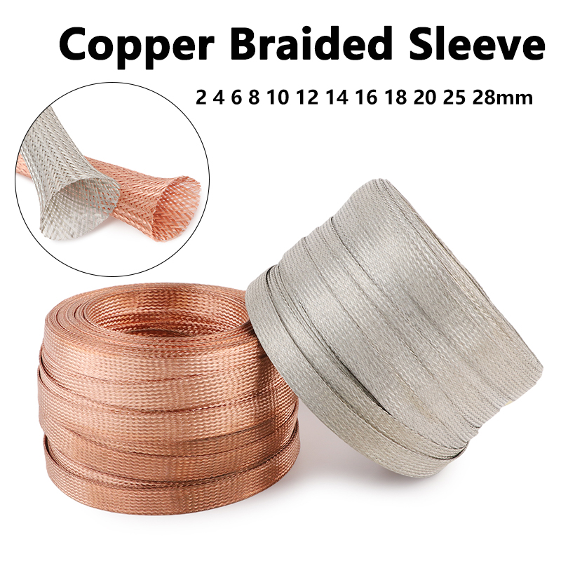 2/5/10m Copper Braided Sleeve  - đánh giá và giá Body Jewelry 4 U